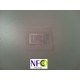 NFC märgis 28x19mm läbipaistev kleebis